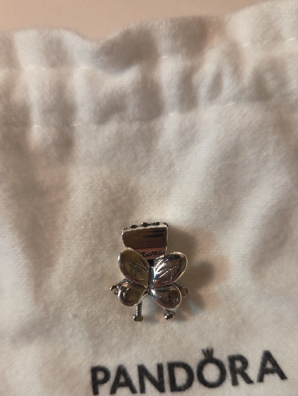 Pandora Limited Edition i925 Ale Silver Robot Charm  On A 925 Silver Chain - Picture 2 of 3
